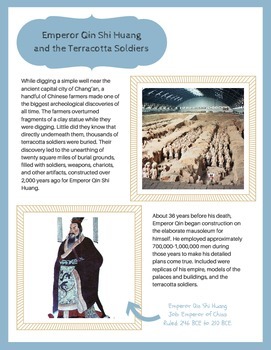 Preview of Emperor Qin and the Terracotta Soldiers {no prep}