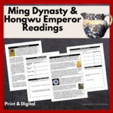Emperor Hongwu & the Ming Dynasty Readings with Questions: