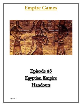Preview of Empire Games: Episode #3 Egypt