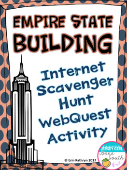 Preview of Empire State Building Internet Scavenger Hunt WebQuest Activity