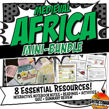 Preview of Empires of Africa Bundle: Interactive Notebook Bundle or Independent Work Packet