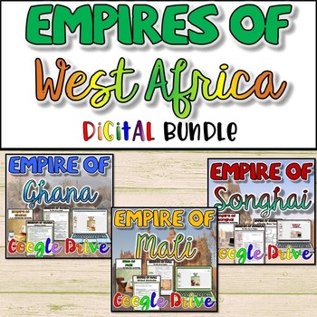 Preview of Empires of West Africa Bundle - Digital