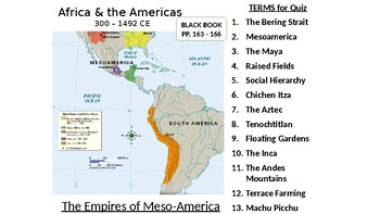 Preview of Empires of Africa & the Americas: UNIT BUNDLE (2 LESSONS + REVIEW & QUIZ)