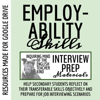 Preview of Employability Skills Activities for Interview Prep and Career Planning (Google)
