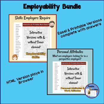 Preview of Employability Skills Bundle - understand what Employers are looking for