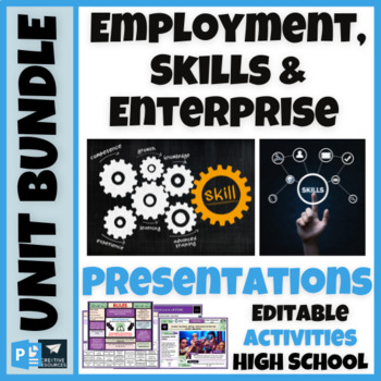 Preview of Employability Skills + Enterprise Lessons (Teamwork | Initiative | Leadership )