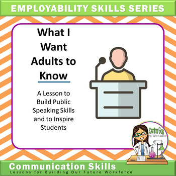 Preview of Employability Skills Series What I Want Adults to Know