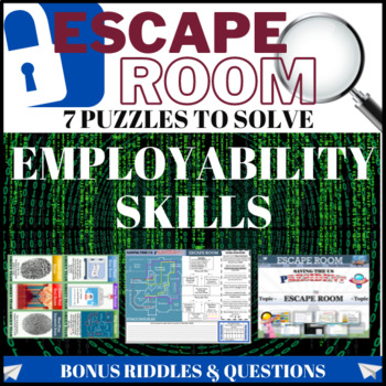 Preview of Employability Skills Team Building Escape Room (Teamwork | Leadership | Problem