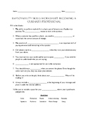 Employability Skills Worksheet: Becoming a Culinary Profes