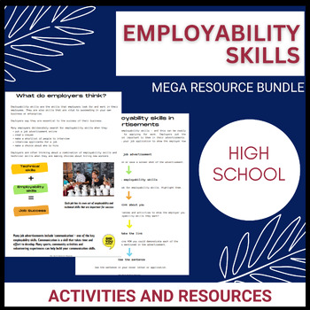 Preview of Employability skills resources for life skills and transition bundle