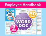 Complete Employee Handbook Template for Childcare Business