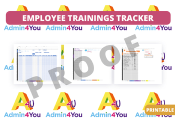 Preview of Employee Trainings Tracker