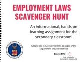 Employment Laws Scavenger Hunt