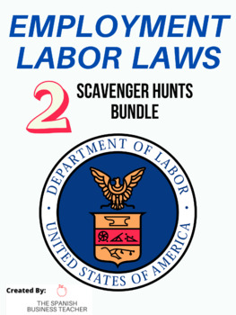 Preview of Employment Laws Scavenger Hunt Mini Bundle