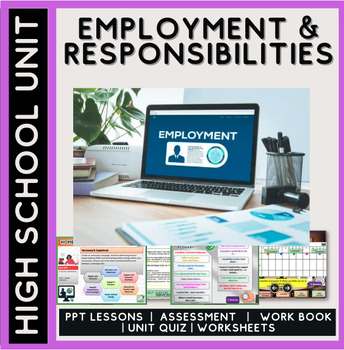 Preview of Employment & Responsibilities  - High School Unit