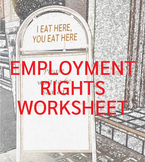 Employment Rights Worksheet (UK)
