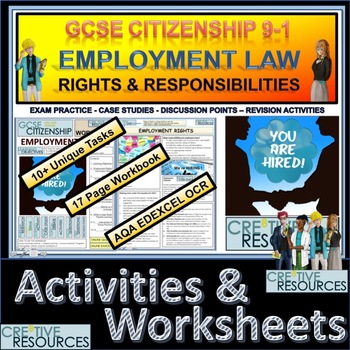 Preview of Employment Rights and Responsibilities  Booklet of Student Activities and Worksh