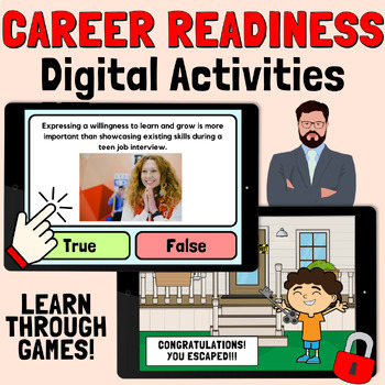 Preview of Employment Skills & Job Readiness: Digital Activities for Autism and Special Ed