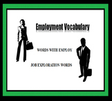 Career Readiness Worksheet - Employment Vocabulary - Caree