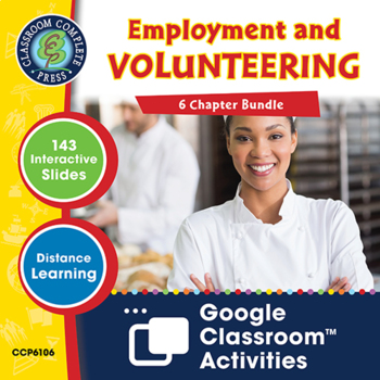 Preview of Employment & Volunteering - Google Slides BUNDLE Gr. 9-12+ (SPED)