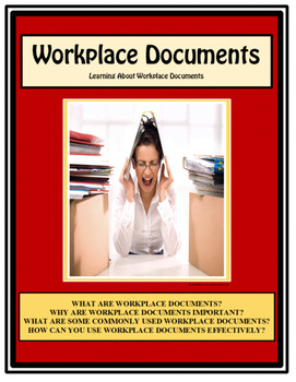 Preview of Employment, WORKPLACE DOCUMENTS, Vocational, Career Readiness