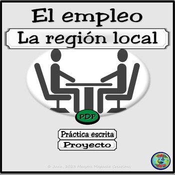 Preview of Career and Employment Reading and Business Ads Activity - El empleo y la región