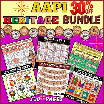 Preview of Empower AAPI Heritage Month: Celebrate Icons & Leaders Bundle, Coloring, Posters