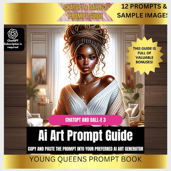 Preview of Empower Her Imagination: Young Queens Dall-E 3 Prompt Guide