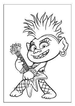 Empower Learning through Coloring: Printable Trolls Pages for Children