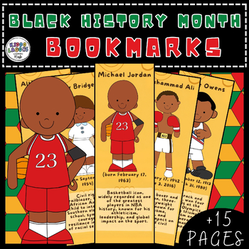 Preview of Empower with Heritage: Black History Month Bookmarks - Inspiring African America