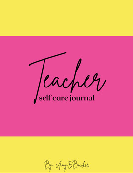 Preview of Daily Teacher Self-Care Planner | SEL, Goal Setting, Boundaries