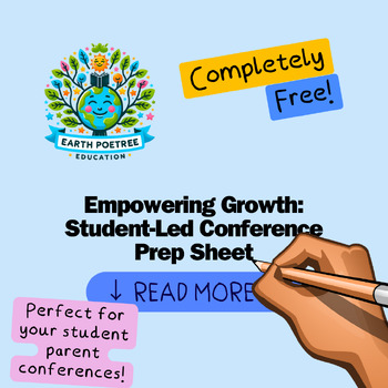 Preview of Empowering Growth: Student-Led Conference Prep Sheet