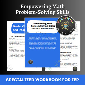Preview of Empowering Math Problem-Solving Skills: Specialized Workbook for IEP