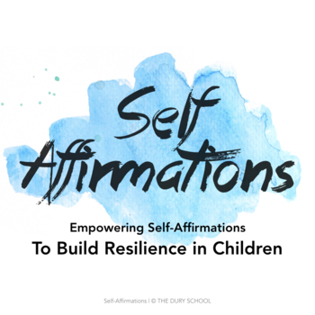 Preview of Empowering Self-Affirmations to Build Children's Resilience [40 Posters/F.Cards]
