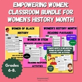 Empowering Women: Classroom Bundle for Women's History Month