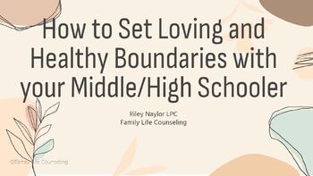 Preview of Empowering Your Teen Through Healthy Boundaries