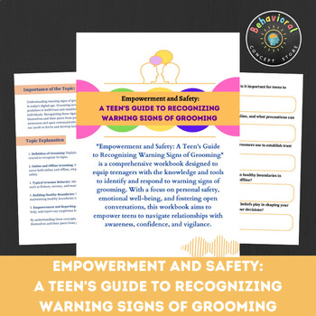 Preview of Empowerment and Safety: A Teen's Guide to Recognizing Warning Signs of Grooming