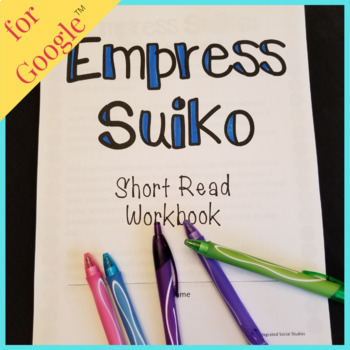 Preview of Empress Suiko for Google Classroom™