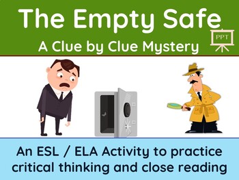 Preview of Empty Safe: Critical Thinking Mystery PowerPoint Edition