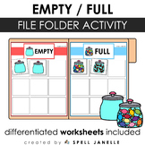 Empty and Full File Folder Sorting Activity Special Educat
