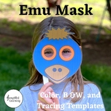 Emu Craft Mask | Zoo Animals | Australian Animals | Letter