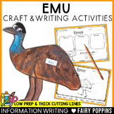 Emu Craft & Writing | Australian Animals, Aussie Animals