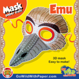 Emu Mask | Printable Craft Activity