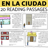 En La Ciudad Spanish City Vocabulary Prepositions of Locat