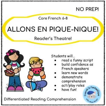 Preview of En Pique-Nique: Core French Summer Reading Comprehension Questions