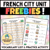 En Ville: French City Unit FREEBIES! - Les endroits, aller