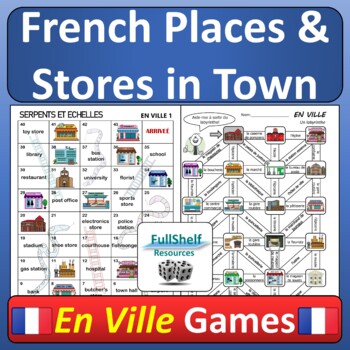 French shops, les magasins printable activities