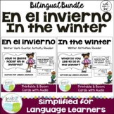 Bilingual Actividades del invierno - Verb Gustar Readers P