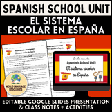 En la escuela: Spanish School Unit - El sistema escolar en España