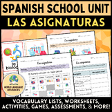 En la escuela: Spanish School Unit - Las asignaturas / mat